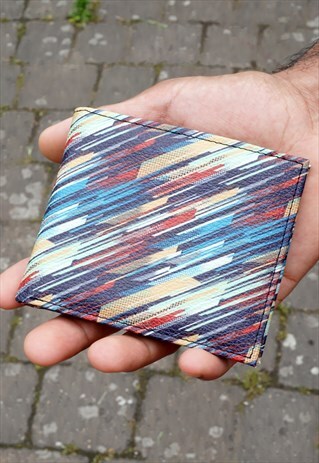 RETRO STRIPED COLOURFUL MEN'S WALLET