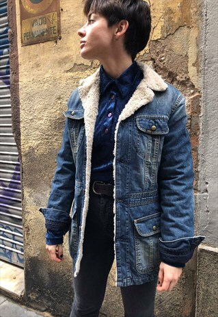DENIM BLUE LINED JACKET LEE