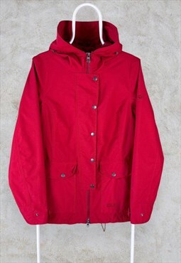 Jack Wolfskin Red Waterproof Jacket Texapore Small 