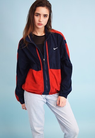 VINTAGE 80'S RETRO ATHLEISURE SPORTS BOMBER JACKET TOP