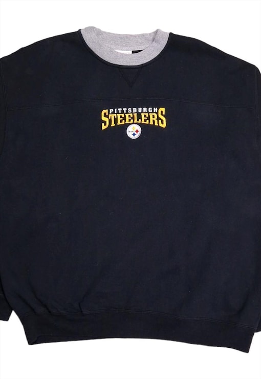 pittsburgh steelers embroidered sweatshirt