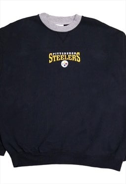 Y2K NFL Pittsburgh Steelers Embroidered Sweatshirt Size XL
