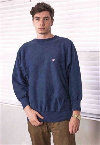 VINTAGE CHAMPION REVERSE WEAVE SWEATSHIRT LOGO 90S L 20.9