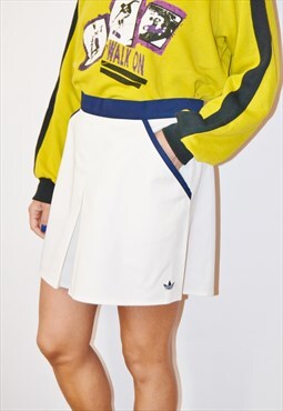 Vintage 80s ADIDAS Trefoil Tennis Skirt made in West Germany