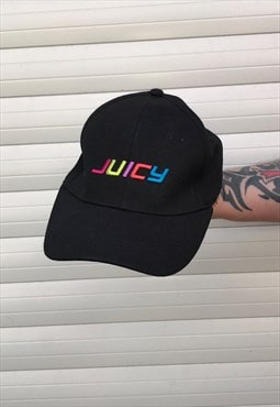 Multi Coloured Embroidered JUICY Baseball Cap Juicy Couture 