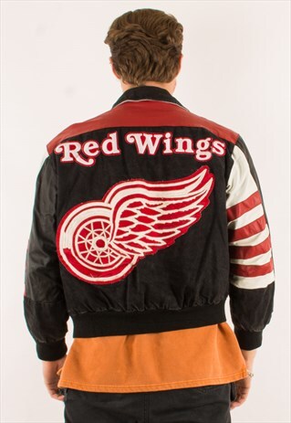 VINTAGE 90S RED WINGS CANVAS JACKET