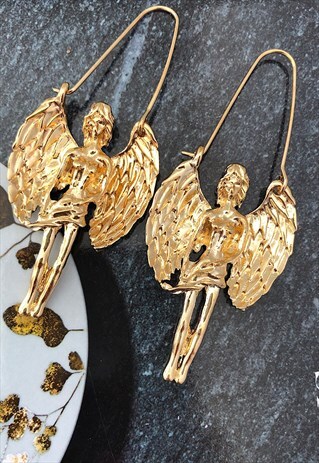 VIRGO ZODIAC 18K GOLD PLATED EARRINGS