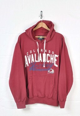 Vintage NHL Colorado Avalanche Hockey Hoodie Sweatshirt L
