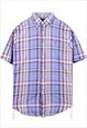 Vintage 90's Polo by Ralph Lauren Shirt Tartened lined Short