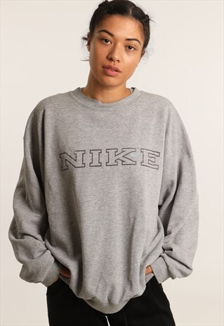 VINTAGE NIKE EMBROIDERED LOGO SWEATSHIRT