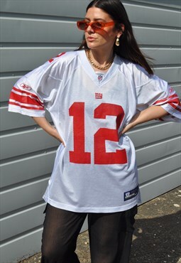 NFL 90's Reebok New York Giants football jersey tshirt   