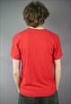 VINTAGE NIKE T-SHIRT IN RED WITH LOGO