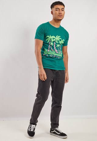 VINTAGE FLORIDA PRINT T-SHIRT