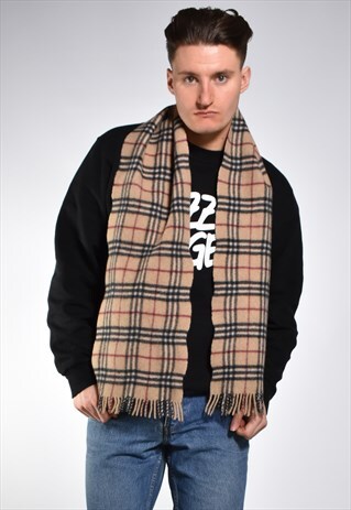 2000S BURBERRY LONDON NOVA CHECK SCARF