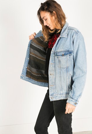 VINTAGE 80S WRANGLER WINTER BLANKET JACKET / R3110C404