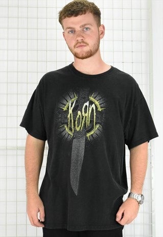 KORN CROSS DAGGER ROCK T-SHIRT