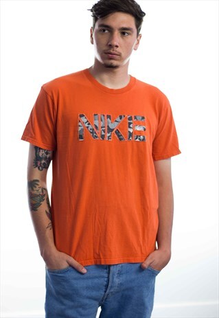 VINTAGE NIKE LOGO T-SHIRT 90S L 6.9