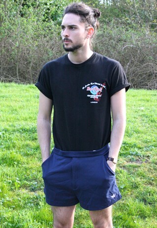 VINTAGE 80S ADIDAS TENNIS SPORTS SHORTS SIZE 34 GYM FESTIVAL