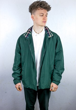 VINTAGE CHECK LINED JACKET