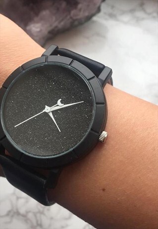 MOONCHILD MIDNIGHT GLITTER MOON WATCH
