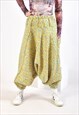 VINTAGE 00S HAREM TROUSERS IN GREEN