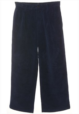 Vintage Ralph Lauren Navy Corduroy Trousers - W26