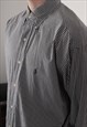 90S RALPH LAUREN GINGHAM CHECK BUTTON DOWN SHIRT NORMCORE