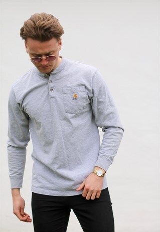 CARHARRT USA 90S Y NECK LIGHTWEIGHT SWEATSHIRT
