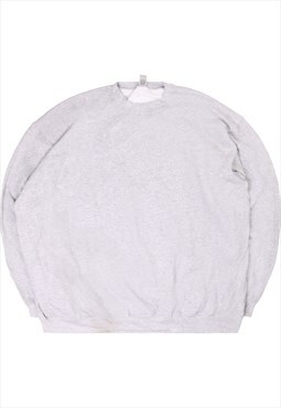 Vintage  Gildan Sweatshirt Heavyweight Crewneck Plain Grey