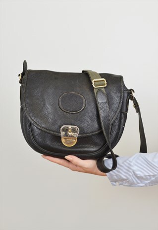 ITALIAN LEATHER SADDLE BAG