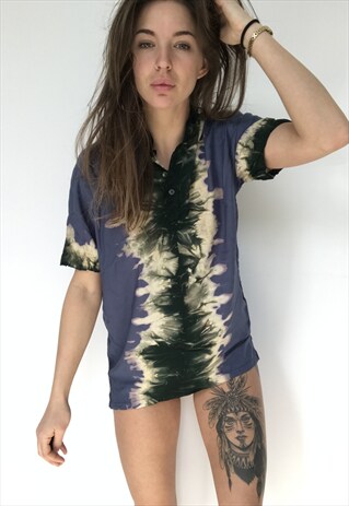 PATTERNED OVERSIZED RETRO VINTAGE UNISEX FESTIVAL SHIRT