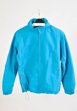 Vintage shell windbreaker jacket in blue