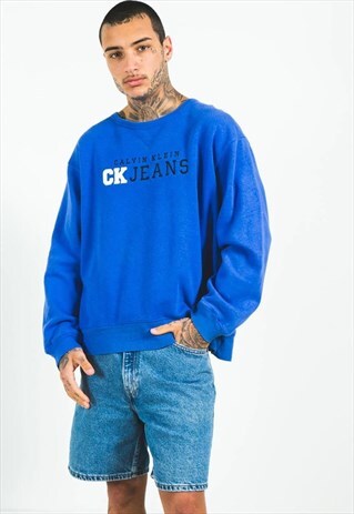 VINTAGE 80S CALVIN KLEIN SWEATSHIRT / S5206