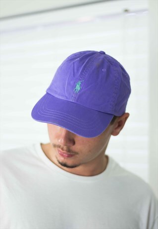 VINTAGE POLO RALPH LAUREN BASEBALL CAP HAT LOGO 90S X 3.1