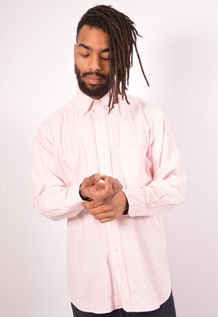 VINTAGE BURBERRY SHIRT OVERSIZED PINK