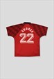 VINTAGE 90S UMBRO MAN UTD FOOTBALL CLUB SHIRT JERSEY IN RED