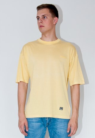 VERSACE VINTAGE RETRO OVERSIZED YELLOW VERSACE T-SHIRT