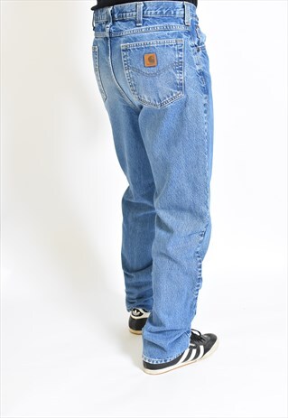 VINTAGE BLUE CARHARTT WORKWEAR DENIM JEANS