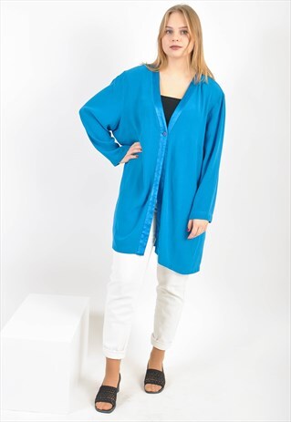 VINTAGE 90'S BLUE KIMONO