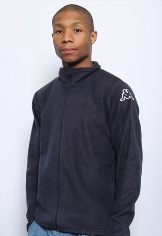VINTAGE KAPPA FULL ZIP FLEECE BLUE
