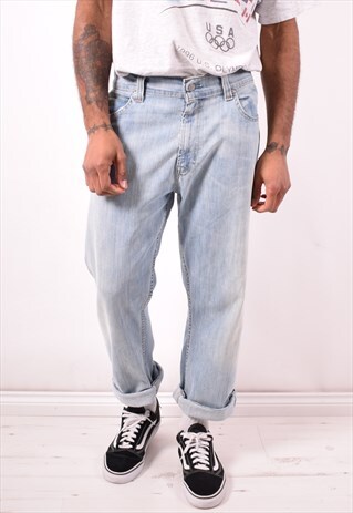 LEVI'S MENS VINTAGE JEANS W38 L28 BLUE 90S