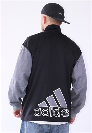 VINTAGE MENS ADIDAS BIG LOGO TRACK TOP JACKET
