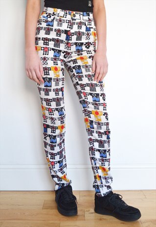 RARE VERSACE KIMONO HIGH WAISTED MOM JEANS