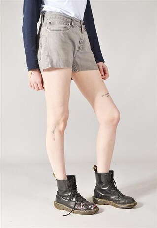 VINTAGE LEVI'S 511 DENIM SHORTS GREY