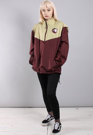 VINTAGE USA 1/4 ZIP WINDBREAKER JACKET