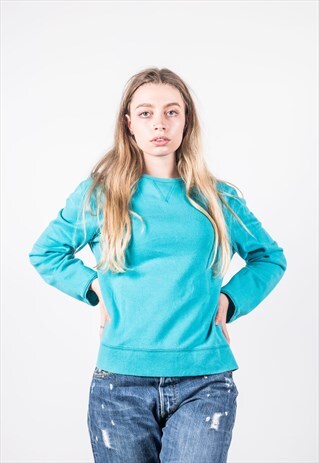 VINTAGE 1990S BLUE SWEATER