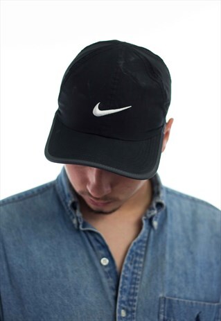 VINTAGE NIKE LOGO BASEBALL CAP HAT 90S X 1.3