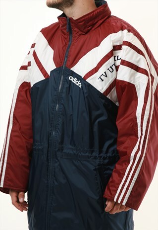 90S VINTAGE OLDSCHOOL ADIDAS SHELL COAT 15522