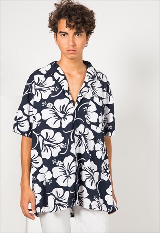 VINTAGE 80S HAWAIIAN SHIRT / S1667