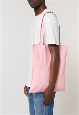54 Floral Essential Cotton Shoulder Tote Bag - Pink